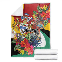 Guyana Canje Pheasant Blanket Tropical Flowers - Wonder Print Shop