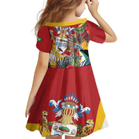 Personalized Guyana Canje Pheasant Family Matching Short Sleeve Bodycon Dress and Hawaiian Shirt Tropical Flowers - Wonder Print Shop