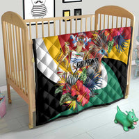 Guyana Canje Pheasant Quilt Tropical Flowers - Wonder Print Shop