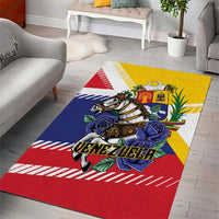 Venezuela White Horse Area Rug Veneziola Flag Colors - Wonder Print Shop
