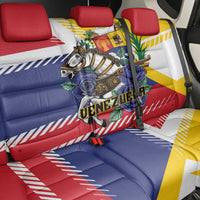 Venezuela White Horse Back Car Seat Cover Veneziola Flag Colors - Wonder Print Shop