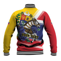 Personalized Venezuela White Horse Baseball Jacket Veneziola Flag Colors - Wonder Print Shop