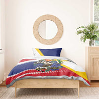 Venezuela White Horse Bedding Set Veneziola Flag Colors - Wonder Print Shop