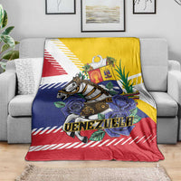 Venezuela White Horse Blanket Veneziola Flag Colors - Wonder Print Shop