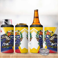 Personalized Venezuela White Horse 4 in 1 Can Cooler Tumbler Veneziola Flag Colors - Wonder Print Shop
