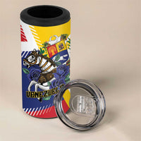 Personalized Venezuela White Horse 4 in 1 Can Cooler Tumbler Veneziola Flag Colors - Wonder Print Shop