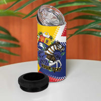 Personalized Venezuela White Horse 4 in 1 Can Cooler Tumbler Veneziola Flag Colors - Wonder Print Shop