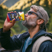 Personalized Venezuela White Horse 4 in 1 Can Cooler Tumbler Veneziola Flag Colors - Wonder Print Shop