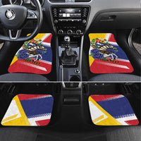 Venezuela White Horse Car Mats Veneziola Flag Colors - Wonder Print Shop