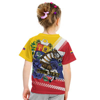 Personalized Venezuela White Horse Kid T Shirt Veneziola Flag Colors - Wonder Print Shop