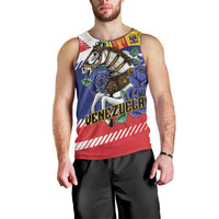 Personalized Venezuela White Horse Men Tank Top Veneziola Flag Colors - Wonder Print Shop