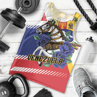Personalized Venezuela White Horse Men Tank Top Veneziola Flag Colors - Wonder Print Shop