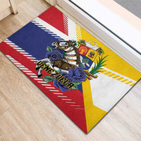 Venezuela White Horse Rubber Doormat Veneziola Flag Colors - Wonder Print Shop