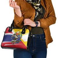 Venezuela White Horse Shoulder Handbag Veneziola Flag Colors - Wonder Print Shop