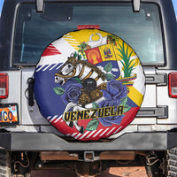 Venezuela White Horse Spare Tire Cover Veneziola Flag Colors - Wonder Print Shop