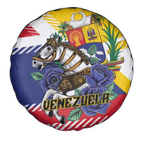 Venezuela White Horse Spare Tire Cover Veneziola Flag Colors - Wonder Print Shop