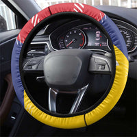 Venezuela White Horse Steering Wheel Cover Veneziola Flag Colors - Wonder Print Shop