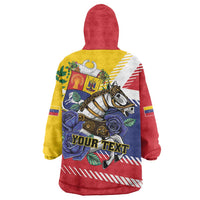 Personalized Venezuela White Horse Wearable Blanket Hoodie Veneziola Flag Colors - Wonder Print Shop