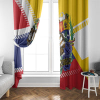 Venezuela White Horse Window Curtain Veneziola Flag Colors - Wonder Print Shop