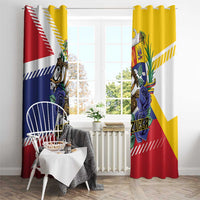 Venezuela White Horse Window Curtain Veneziola Flag Colors - Wonder Print Shop