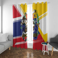 Venezuela White Horse Window Curtain Veneziola Flag Colors - Wonder Print Shop