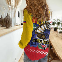 Personalized Venezuela White Horse Women Casual Shirt Veneziola Flag Colors - Wonder Print Shop