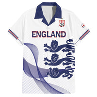 Custom England 2026 World Football Hawaiian Shirt Three Lions Go Champions