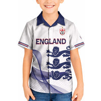 Custom England 2026 World Football Kid Hawaiian Shirt Three Lions Go Champions