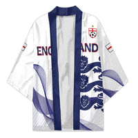 Custom England 2026 World Football Kimono Three Lions Go Champions