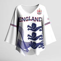 Custom England 2026 World Football Kimono Sleeve Blouse Three Lions Go Champions