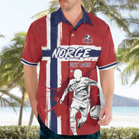 Custom Norge 2026 World Football Hawaiian Shirt Vikings Go Champions