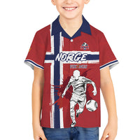 Custom Norge 2026 World Football Hawaiian Shirt Vikings Go Champions