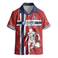 Custom Norge 2026 World Football Kid Hawaiian Shirt Vikings Go Champions