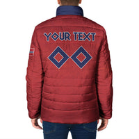 Custom Norge 2026 World Football Padded Jacket Vikings Go Champions