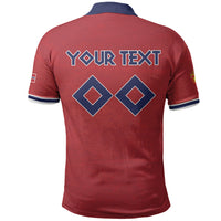 Custom Norge 2026 World Football Polo Shirt Vikings Go Champions