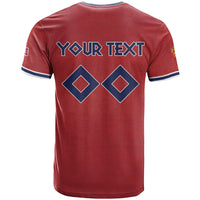 Custom Norge 2026 World Football T Shirt Vikings Go Champions