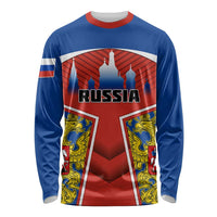 Russia Long Sleeve Shirt Russian Eagle and Kremlin LT01