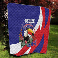 Belize Independence Day 1981 Quilt Bileez Keel Billed Toucan - Wonder Print Shop