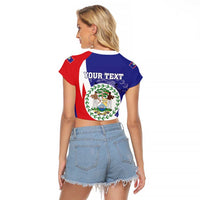 Belize Independence Day 1981 Raglan Cropped T Shirt Bileez Keel Billed Toucan - Wonder Print Shop