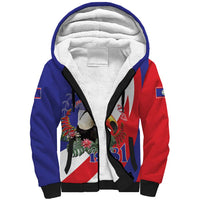 Belize Independence Day 1981 Sherpa Hoodie Bileez Keel Billed Toucan - Wonder Print Shop