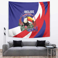 Belize Independence Day 1981 Tapestry Bileez Keel Billed Toucan - Wonder Print Shop