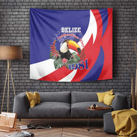 Belize Independence Day 1981 Tapestry Bileez Keel Billed Toucan - Wonder Print Shop