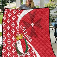 Malta Quilt Virtute et constantia Maltese Cross Pattern - Wonder Print Shop