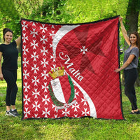 Malta Quilt Virtute et constantia Maltese Cross Pattern - Wonder Print Shop