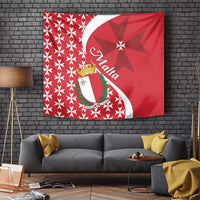 Malta Tapestry Virtute et constantia Maltese Cross Pattern - Wonder Print Shop