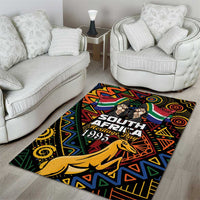 South African Heritage Day Area Rug Springbok African Pattern - Wonder Print Shop