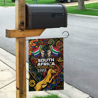 South African Heritage Day Garden Flag Springbok African Pattern - Wonder Print Shop