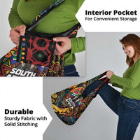 South African Heritage Day Grocery Bag Springbok African Pattern