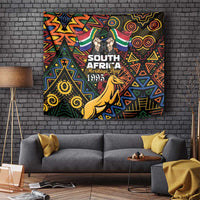 South African Heritage Day Tapestry Springbok African Pattern - Wonder Print Shop
