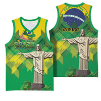 Personalized Brazil Christ The Redeemer Basketball Jersey Sete de Setembro